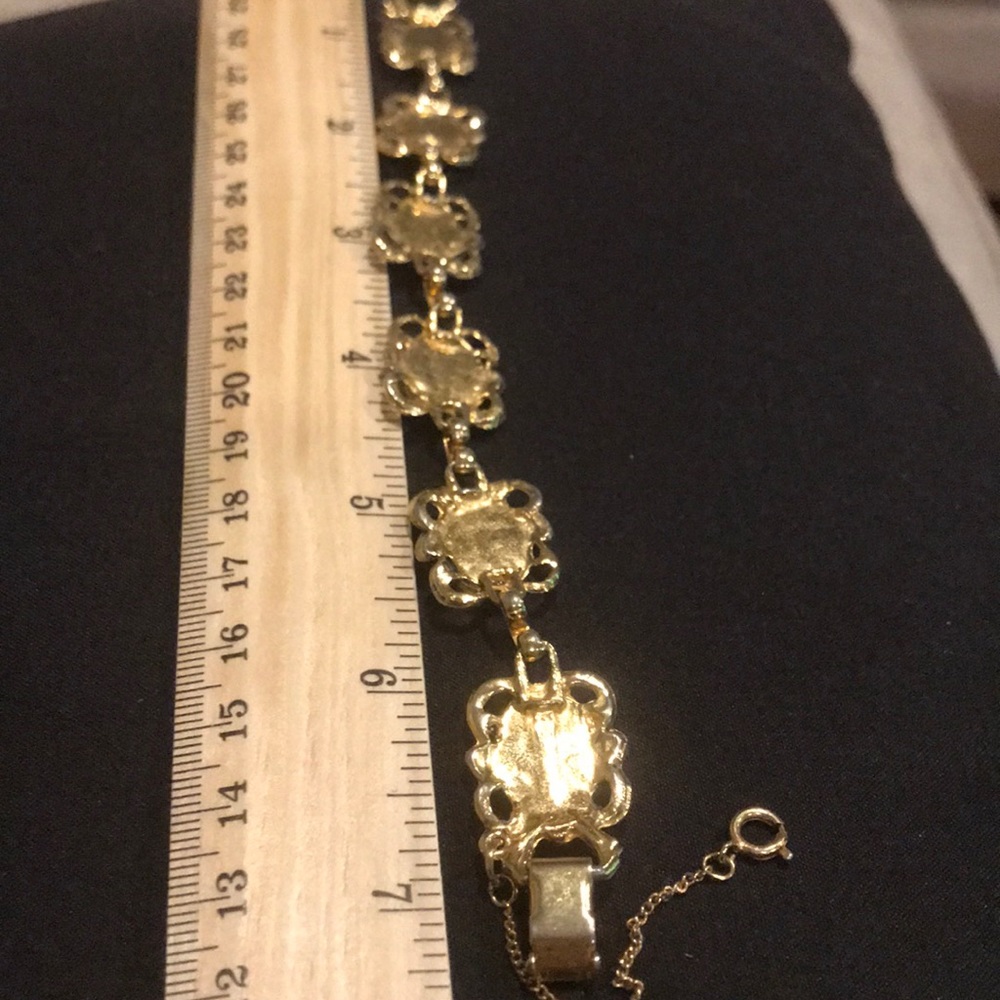 πβ€οΈHP TY @Raynedan πβ€οΈVintage Swoboda unmarked Jadeite bracelet - Picture 7 of 7